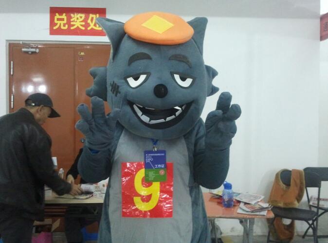 特博会上的卡通玩偶—— 